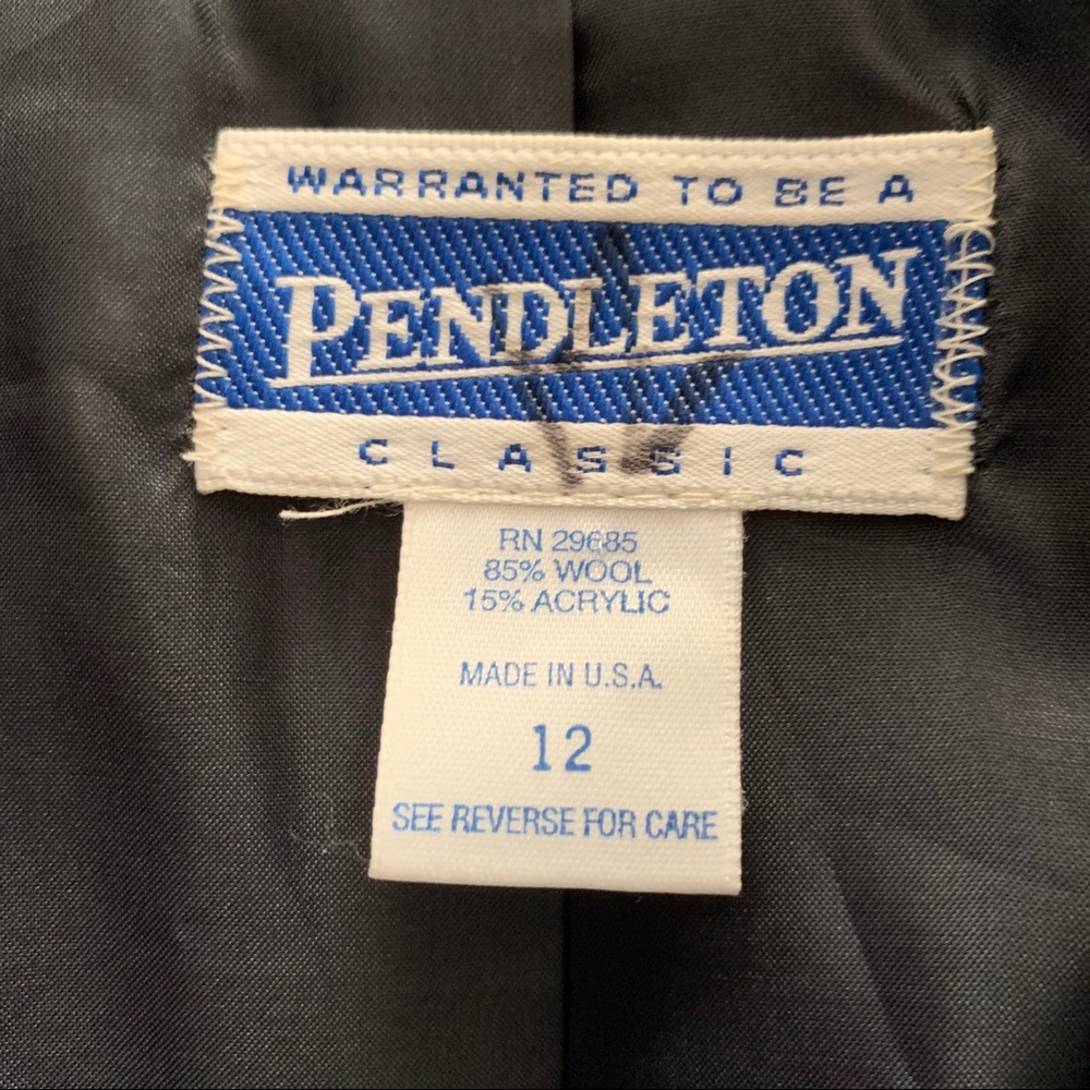 Pendleton Wool Blend Plaid Button Up Jacket - image 6